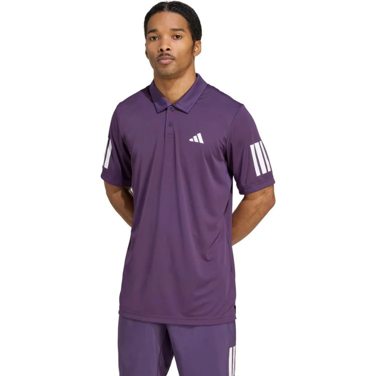 Adidas Club 3-Stripe Polo Shirt Paars - Image 6