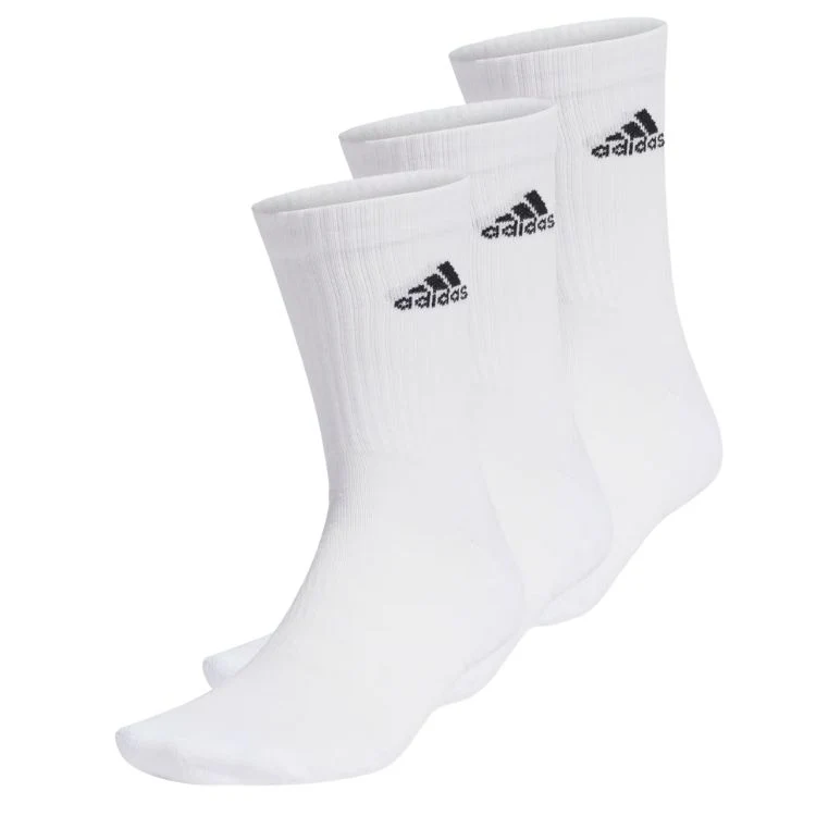 Adidas Crew Sportsokken Wit 3 Paar