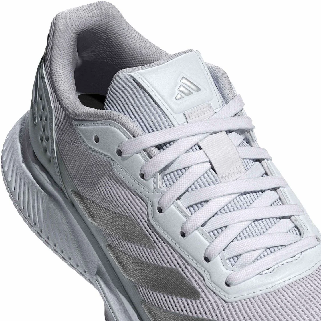 Adidas Padelschoen Courtquick Padel Dames Wit Zilver - Image 3