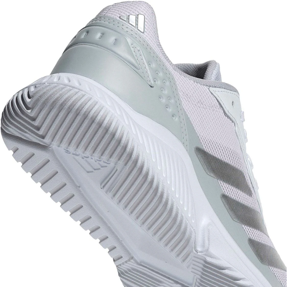 Adidas Padelschoen Courtquick Padel Dames Wit Zilver - Image 4