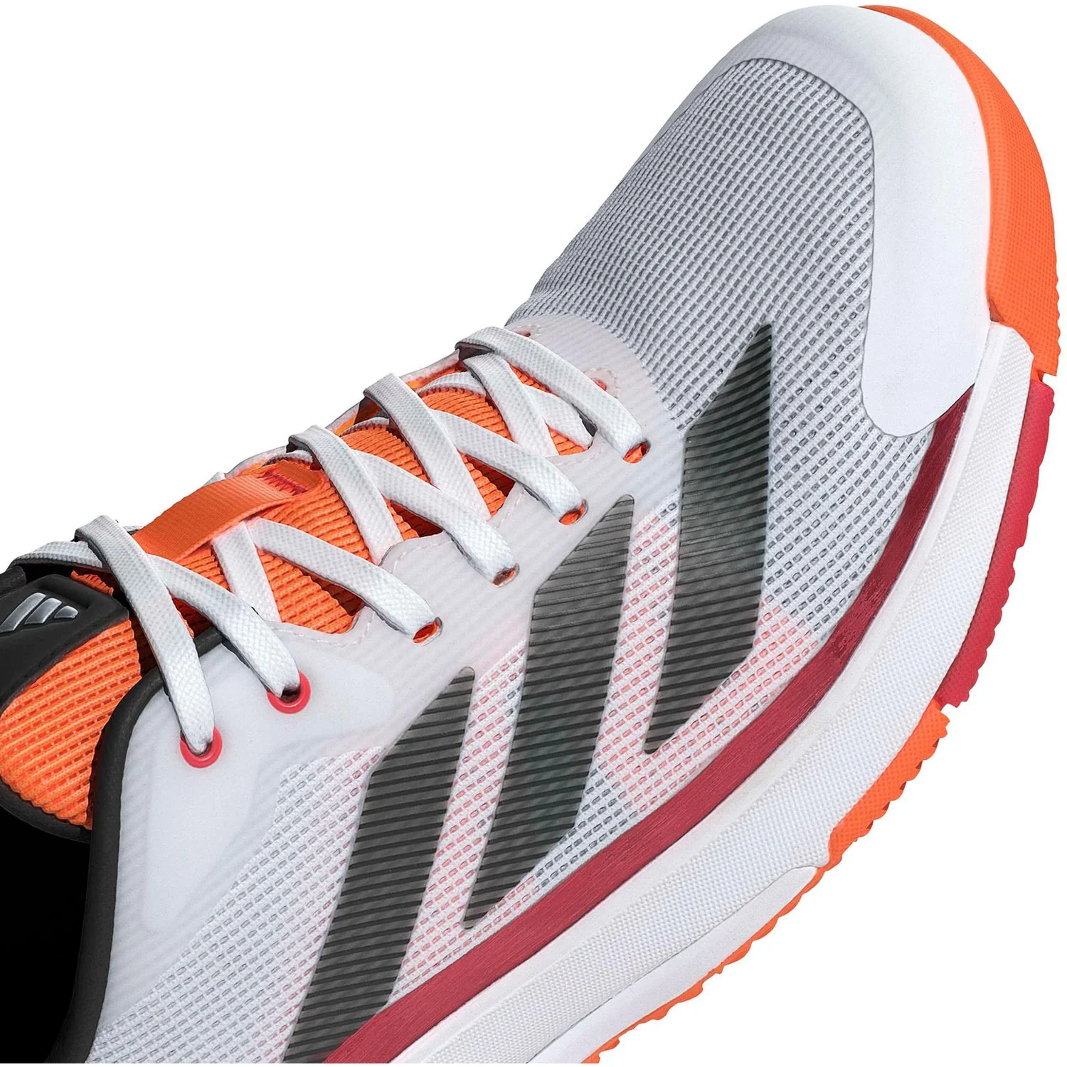Adidas Padelschoen Crazyquick LS Padel Heren Wit Oranje - Image 3