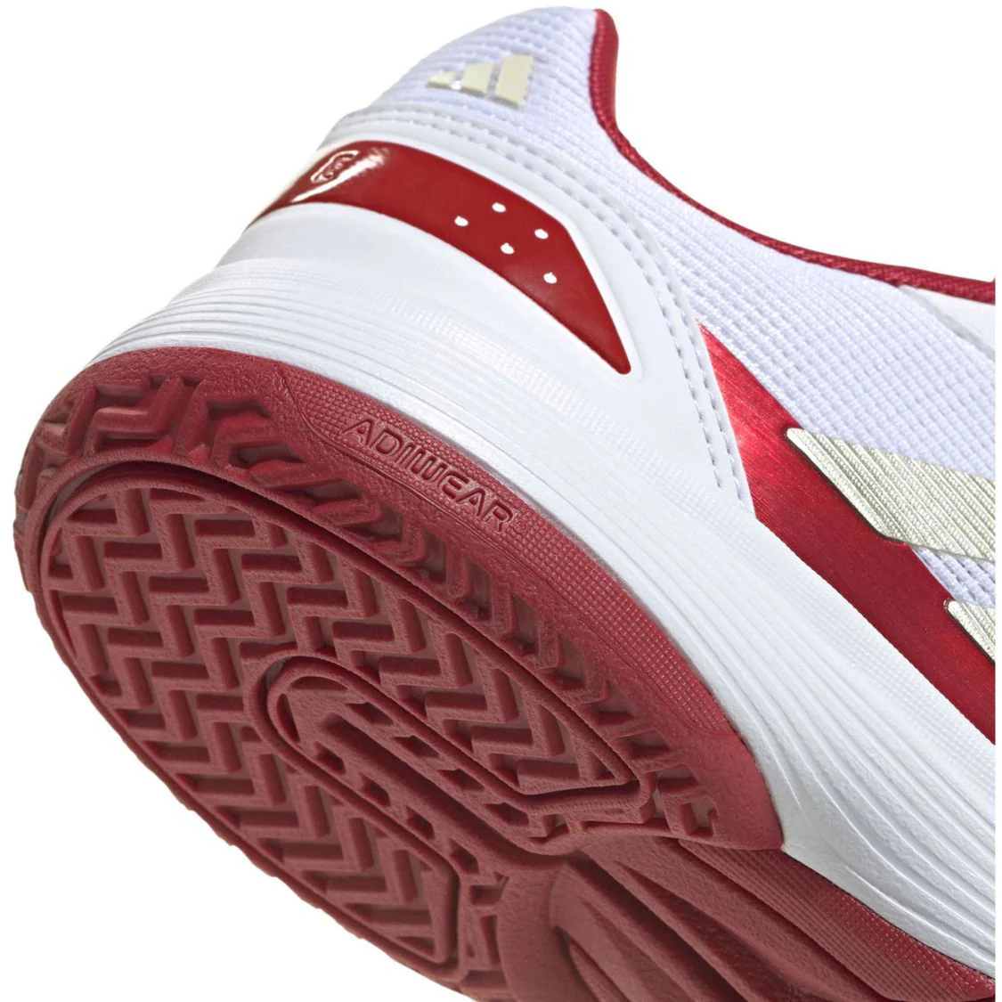 Adidas Padelschoen Crazyquick Padel Junior Wit Rood - Image 4