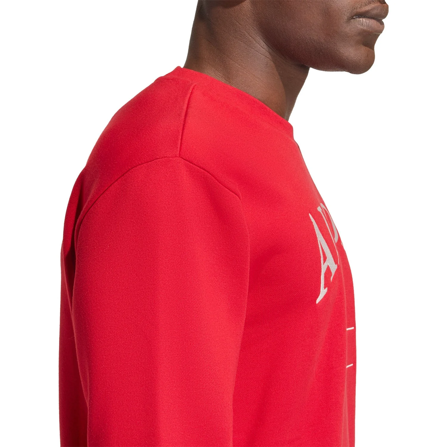 Adidas Sweater Heritage Graphic Crew Rood - Image 4