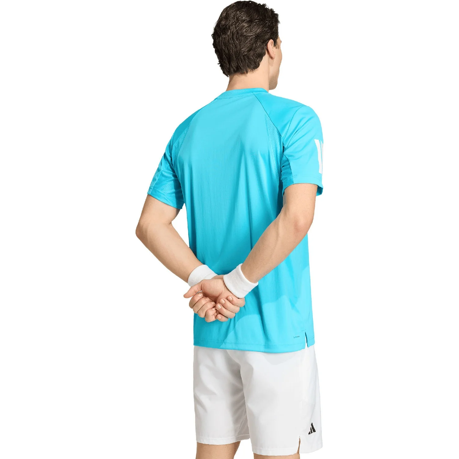 Adidas T-Shirt Club 3-Stripe Tee Blauw - Image 5