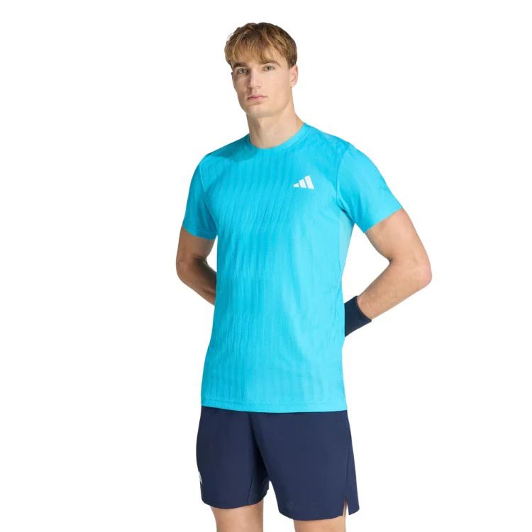 Adidas T-Shirt Freelift Tee Blauw - Image 2