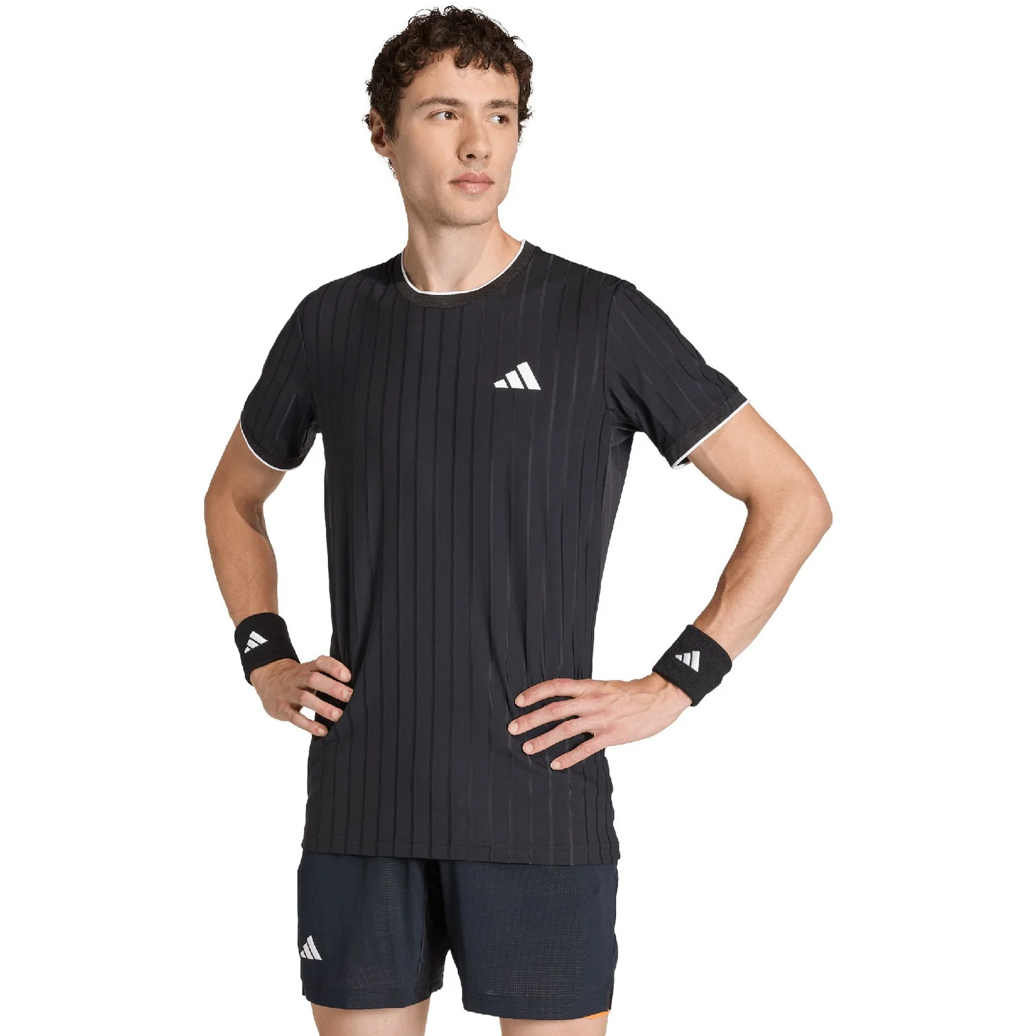 Adidas T-Shirt Freelift Tee Pro Zwart - Image 3