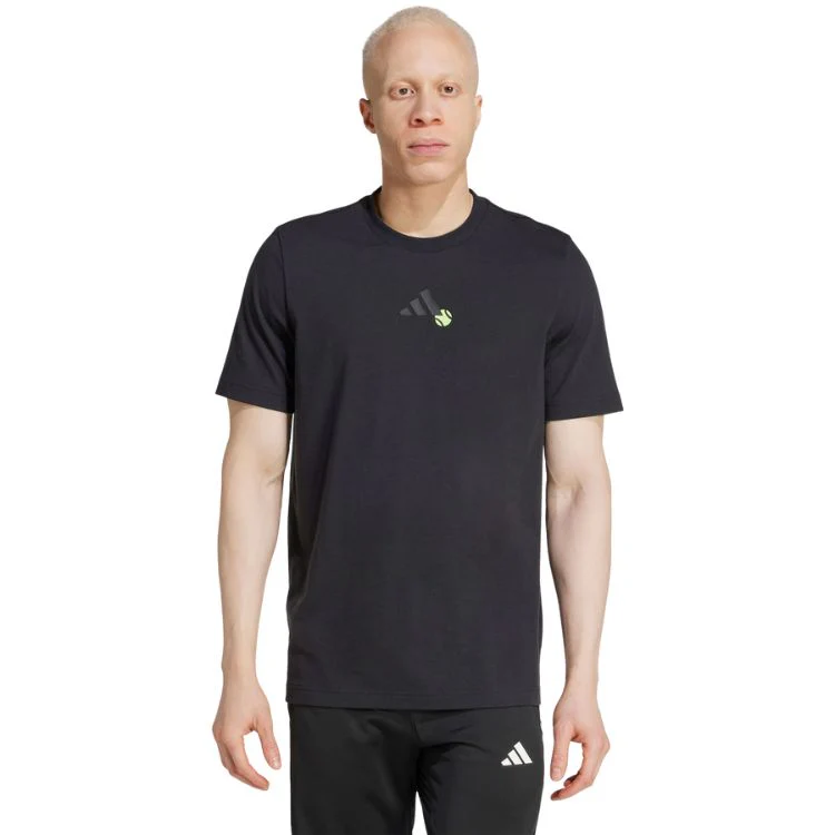 Adidas T-Shirt Graphic Jeu Zwart - Image 2
