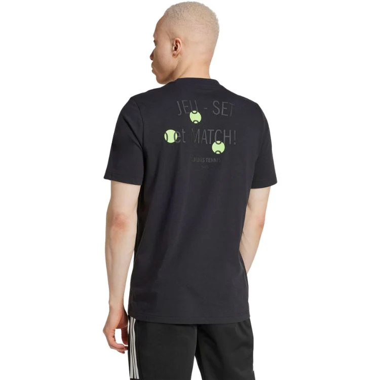 Adidas T-Shirt Graphic Jeu Zwart - Image 3