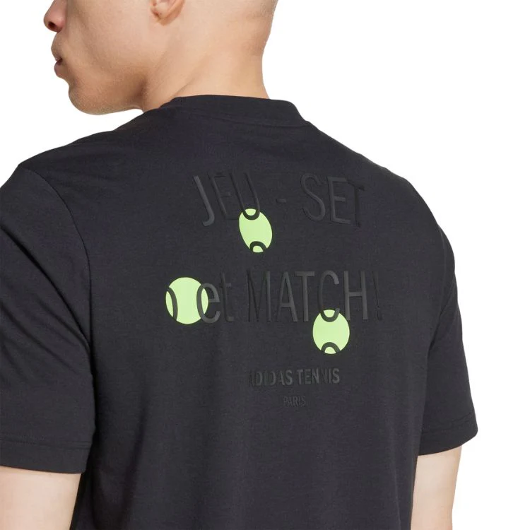 Adidas T-Shirt Graphic Jeu Zwart - Image 4