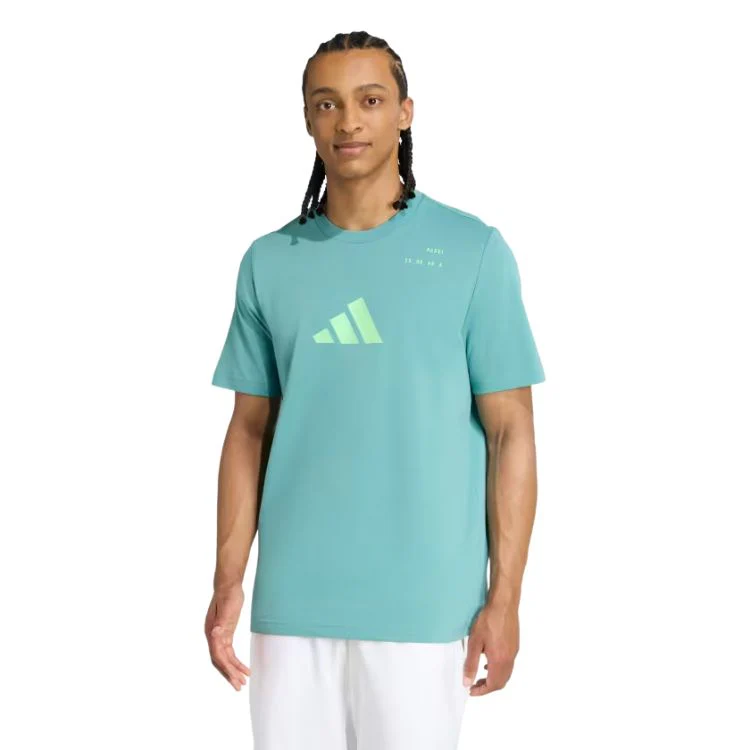 Adidas T-Shirt Padel Graphic Tee Groen - Image 6