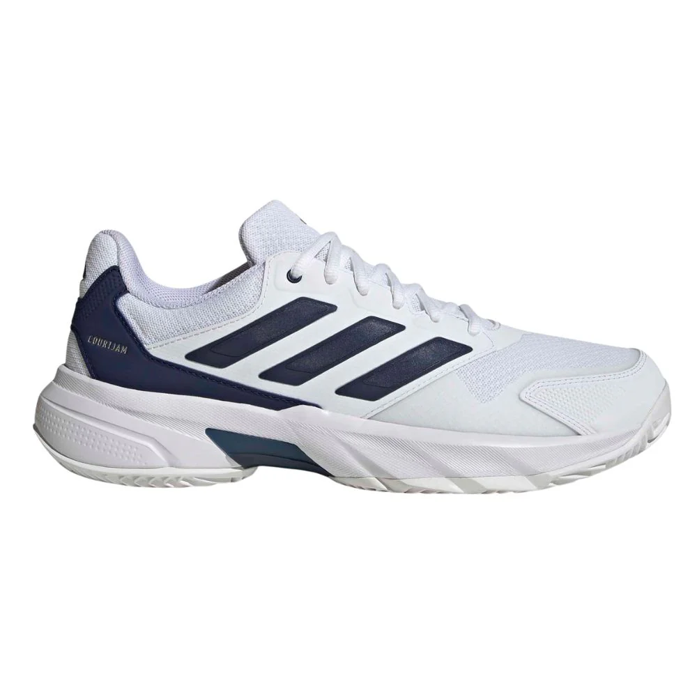 Adidas Tennisschoen Padelschoen Courtjam Control 3 Clay Heren Wit Blauw