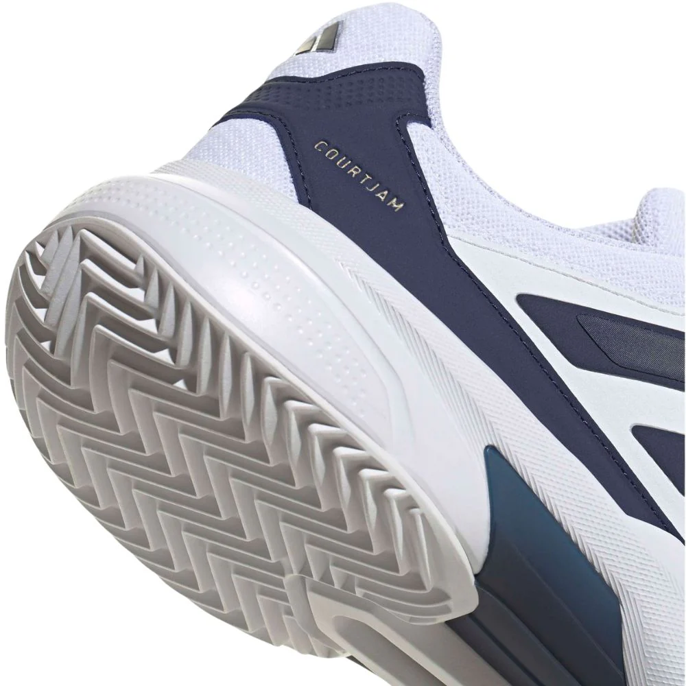 Adidas Tennisschoen Padelschoen Courtjam Control 3 Clay Heren Wit Blauw - Image 5