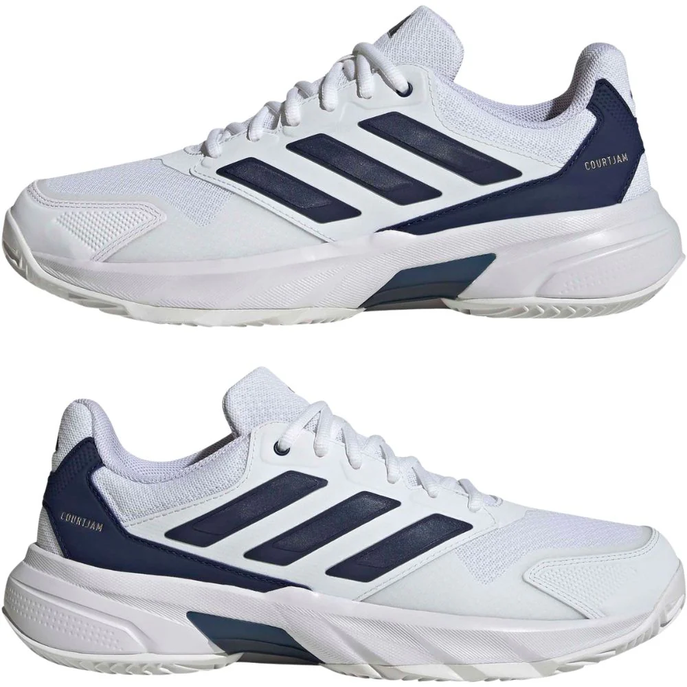 Adidas Tennisschoen Padelschoen Courtjam Control 3 Clay Heren Wit Blauw - Image 7