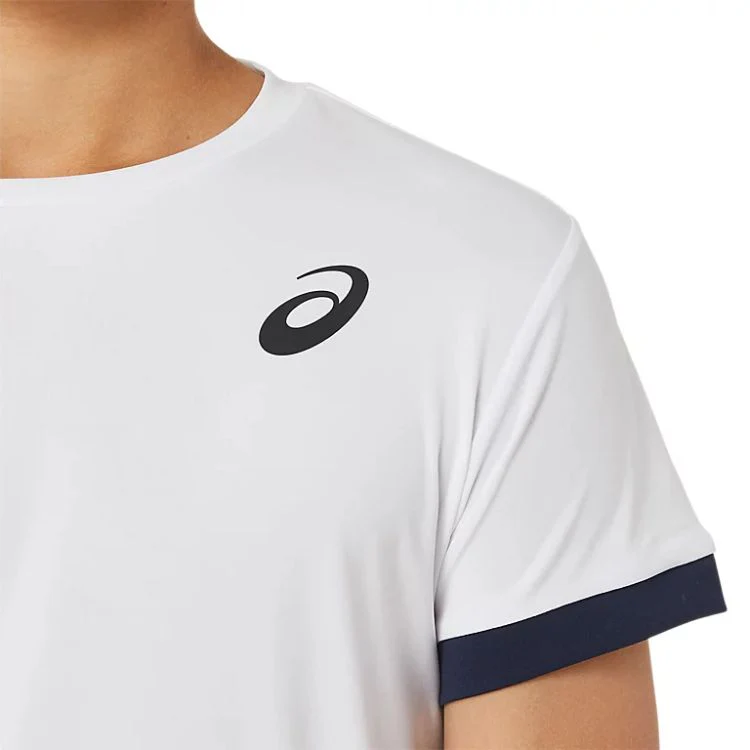 Asics Boys T-Shirt Tennis SS Top Jongens Wit - Image 10