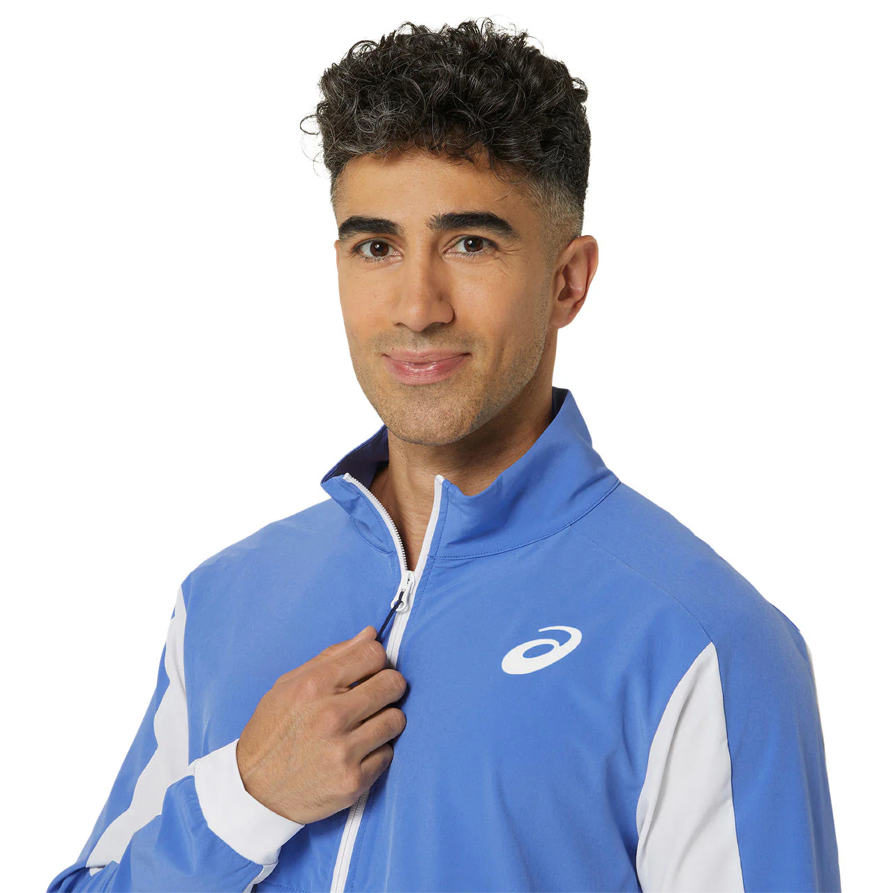 Asics Jacket Match Heren Sapphire Blauw Wit - Image 4