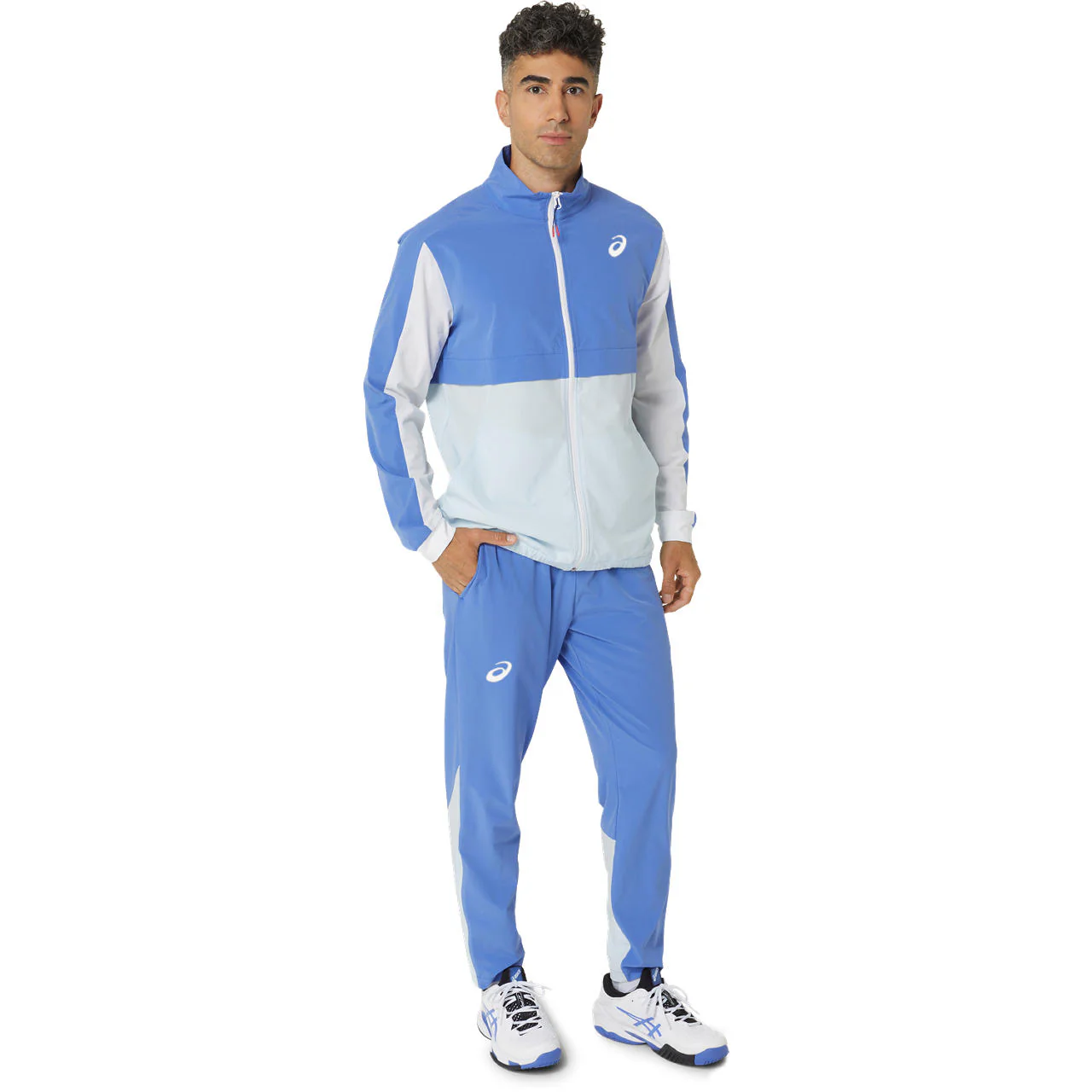 Asics Jacket Match Heren Sapphire Blauw Wit - Image 7