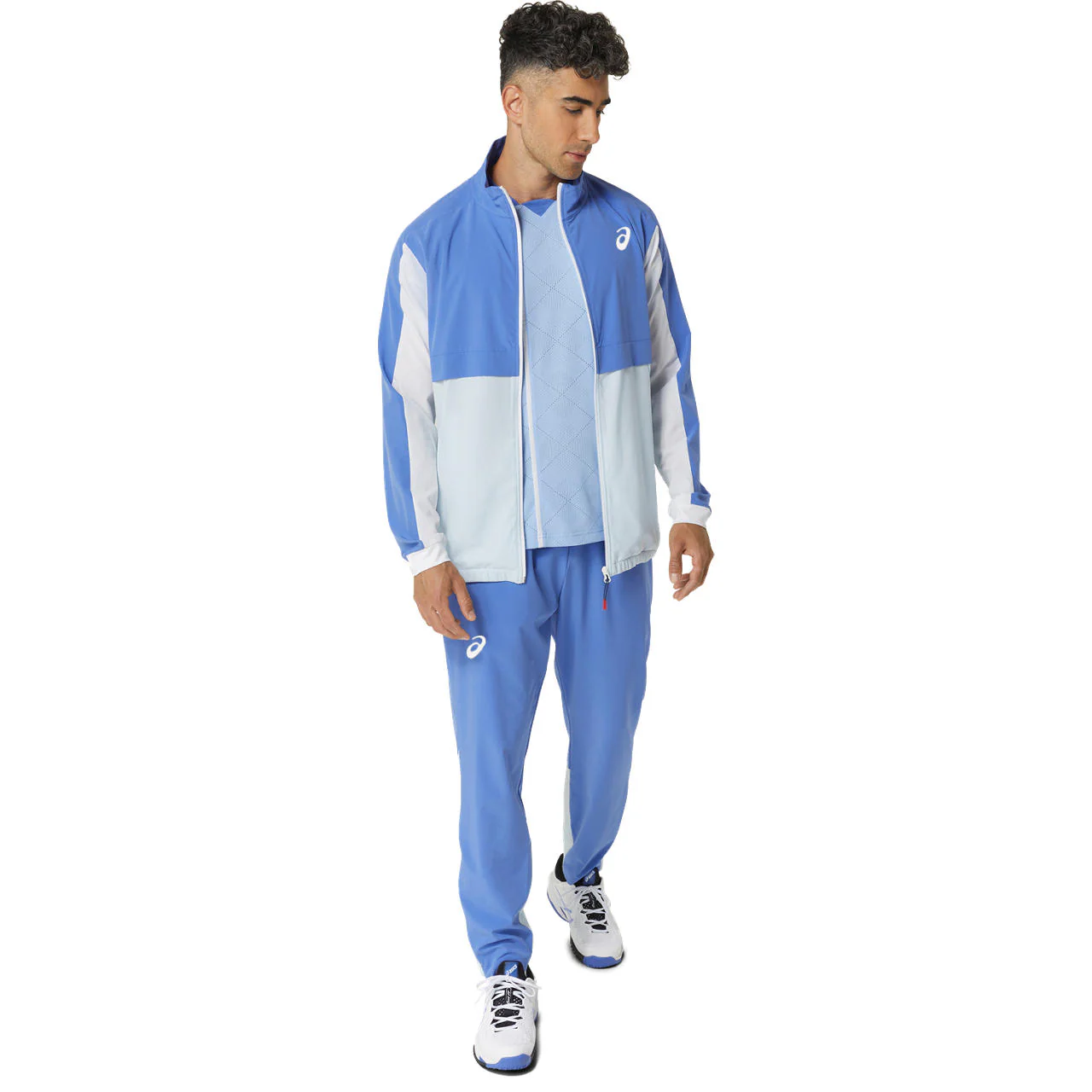 Asics Jacket Match Heren Sapphire Blauw Wit - Image 8