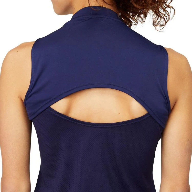 Asics Tank Top Match Graphic Dames Blauw - Image 4