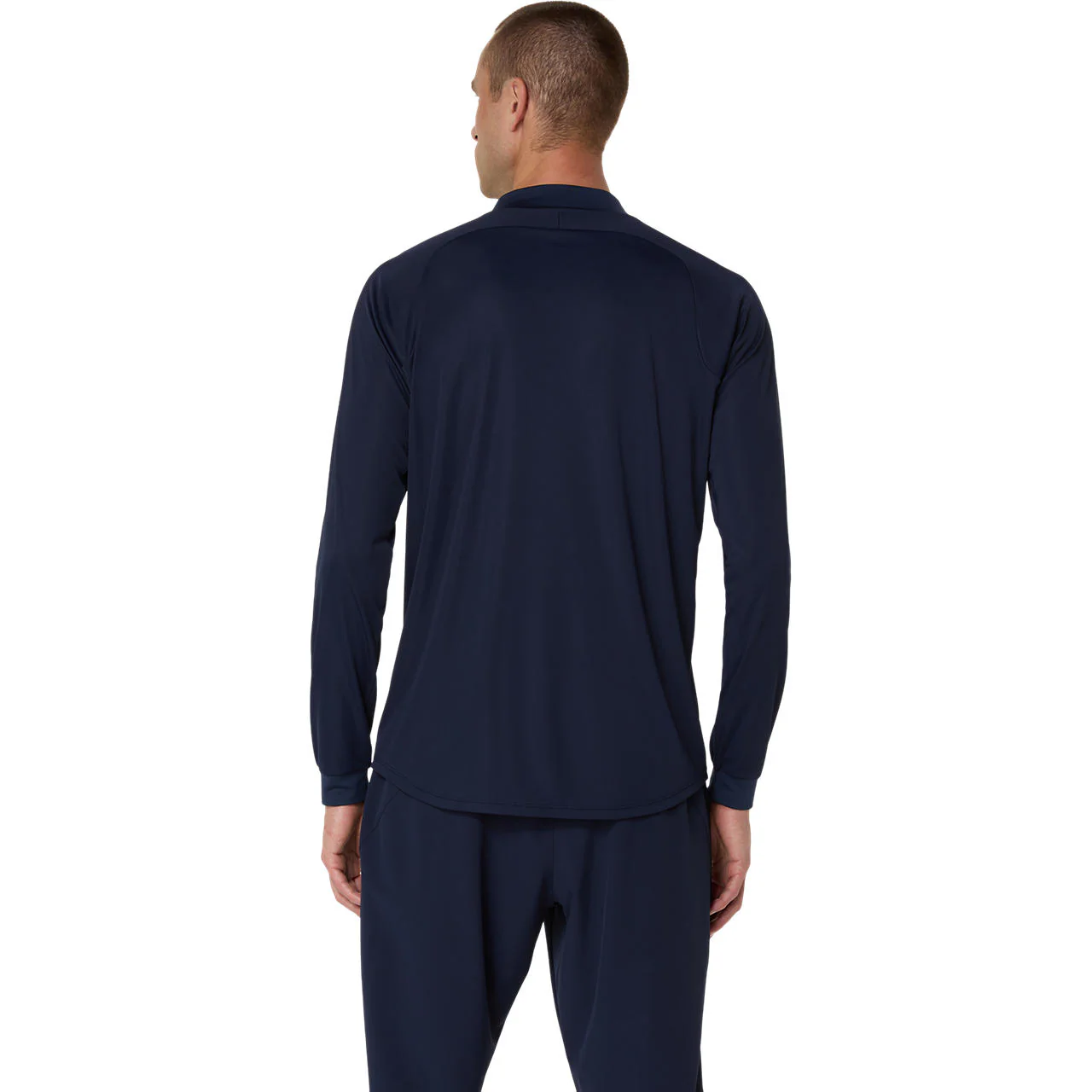 Asics Match Halfzip Top Heren Midnight Blue - Image 3