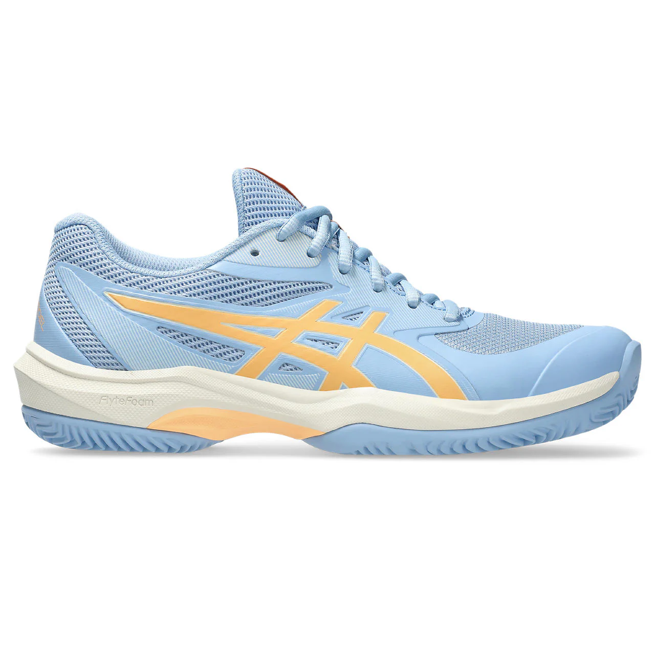 Asics Padelschoen Game FF Padel Dames Blauw Oranje