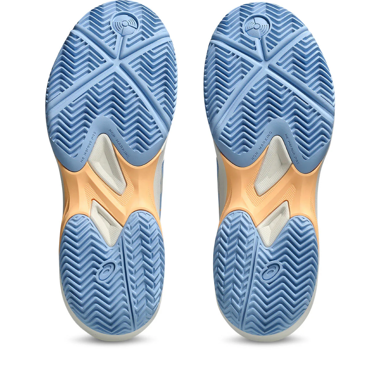 Asics Padelschoen Game FF Padel Dames Blauw Oranje - Image 8