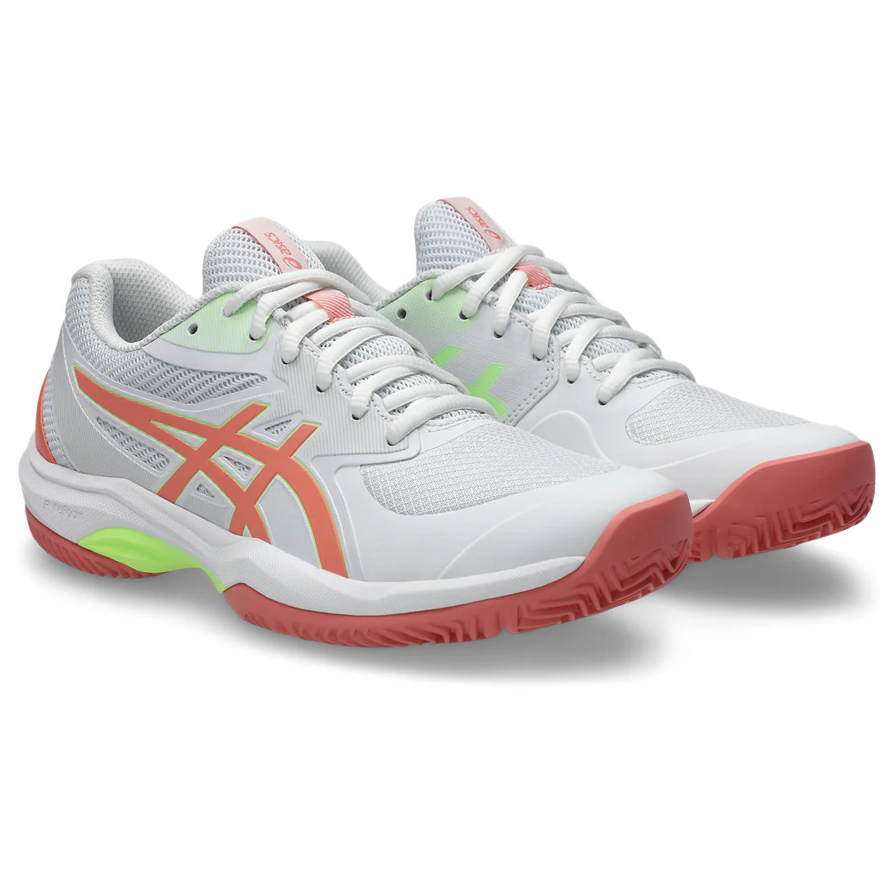 Asics Padelschoen Game FF Padel Dames Wit Oranje - Image 4