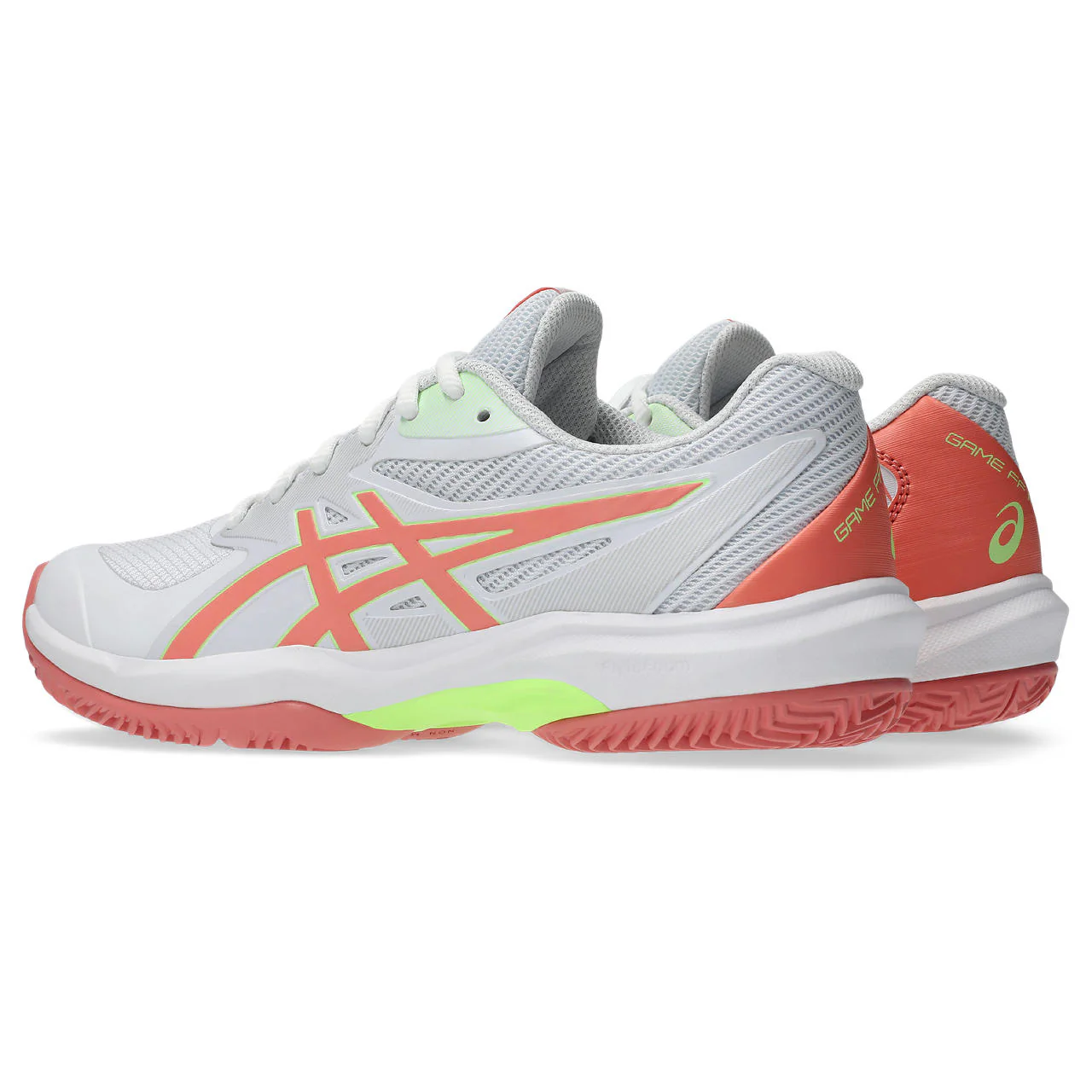 Asics Padelschoen Game FF Padel Dames Wit Oranje - Image 6