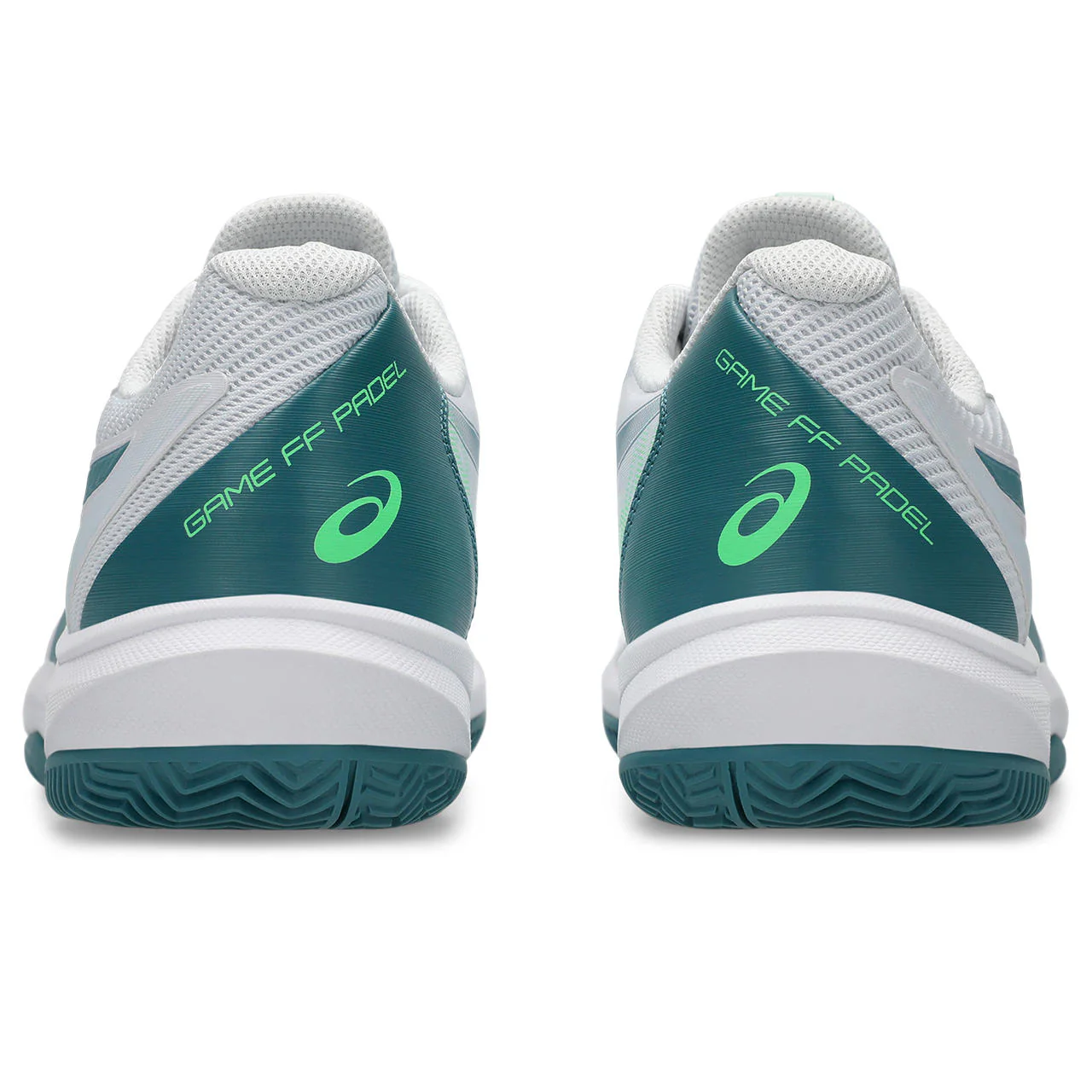 Asics Padelschoen Game FF Padel Heren Wit Groen - Image 5