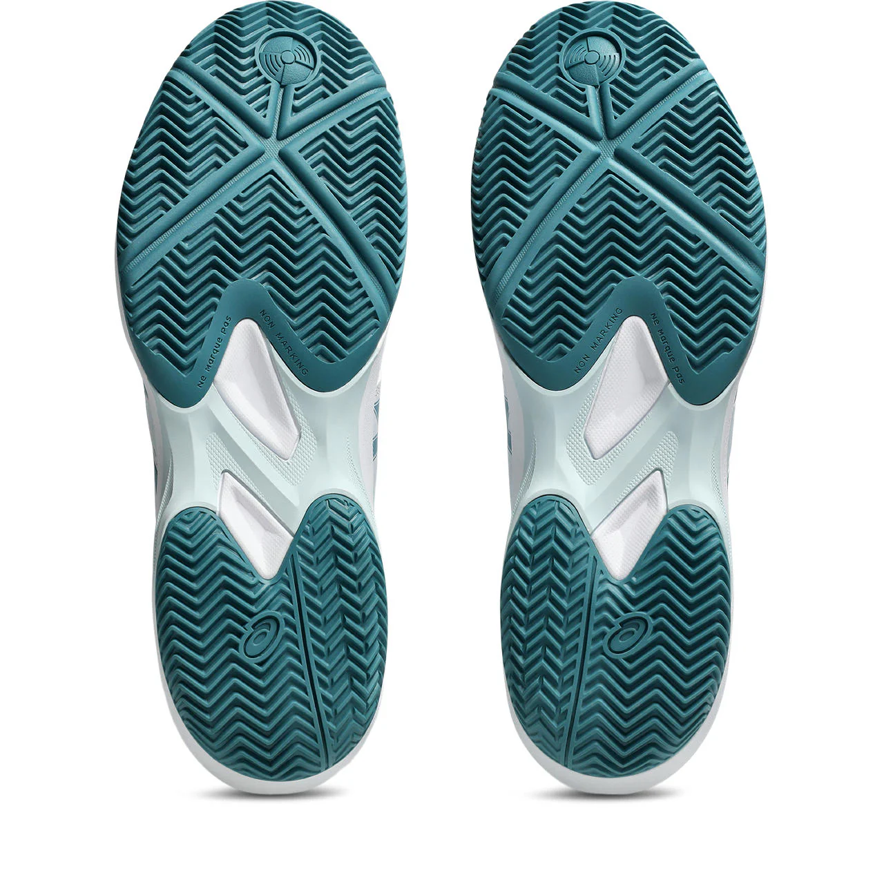 Asics Padelschoen Game FF Padel Heren Wit Groen - Image 8