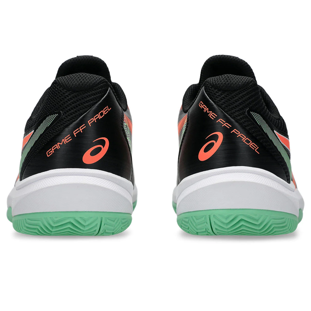 Asics Padelschoen Game FF Padel Heren Zwart Groen Oranje - Image 5