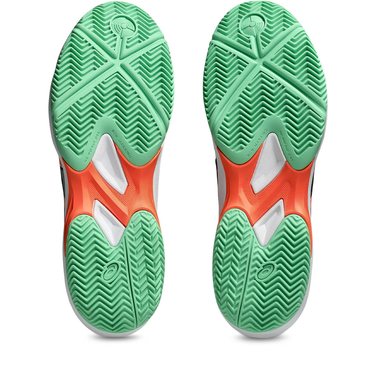Asics Padelschoen Game FF Padel Heren Zwart Groen Oranje - Image 8