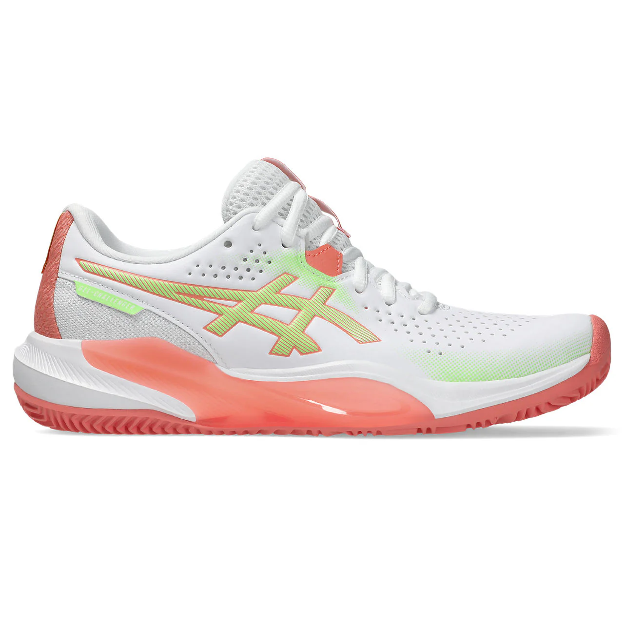 Asics Padelschoen Gel Challenger 15 Dames Wit Oranje