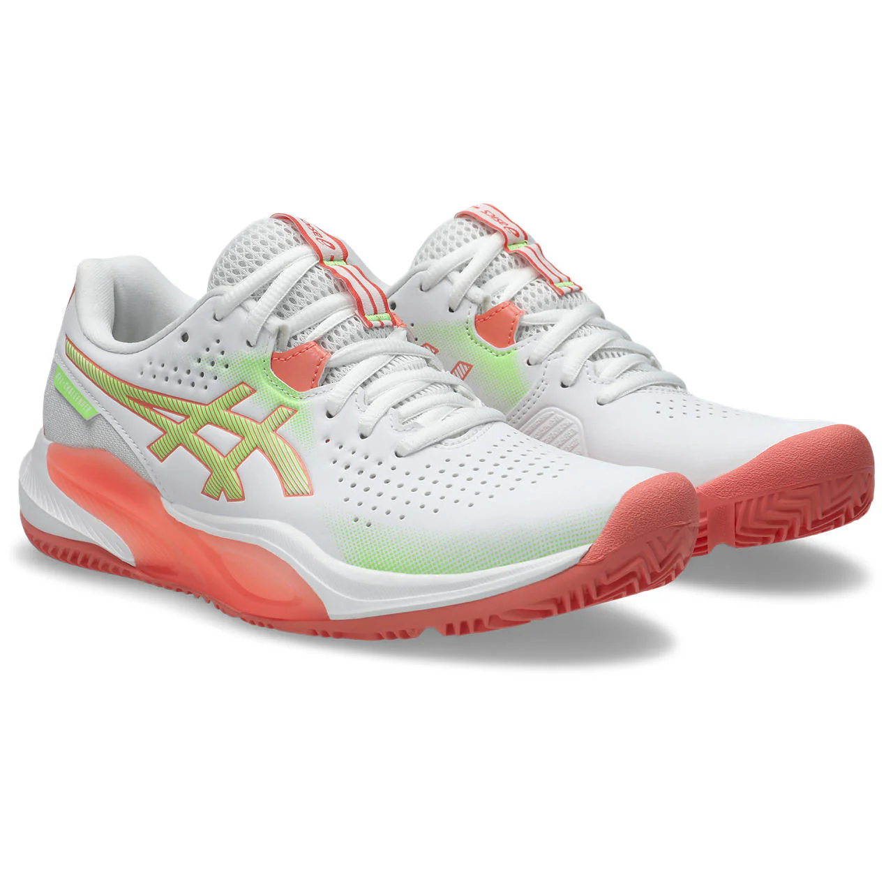Asics Padelschoen Gel Challenger 15 Dames Wit Oranje - Image 4