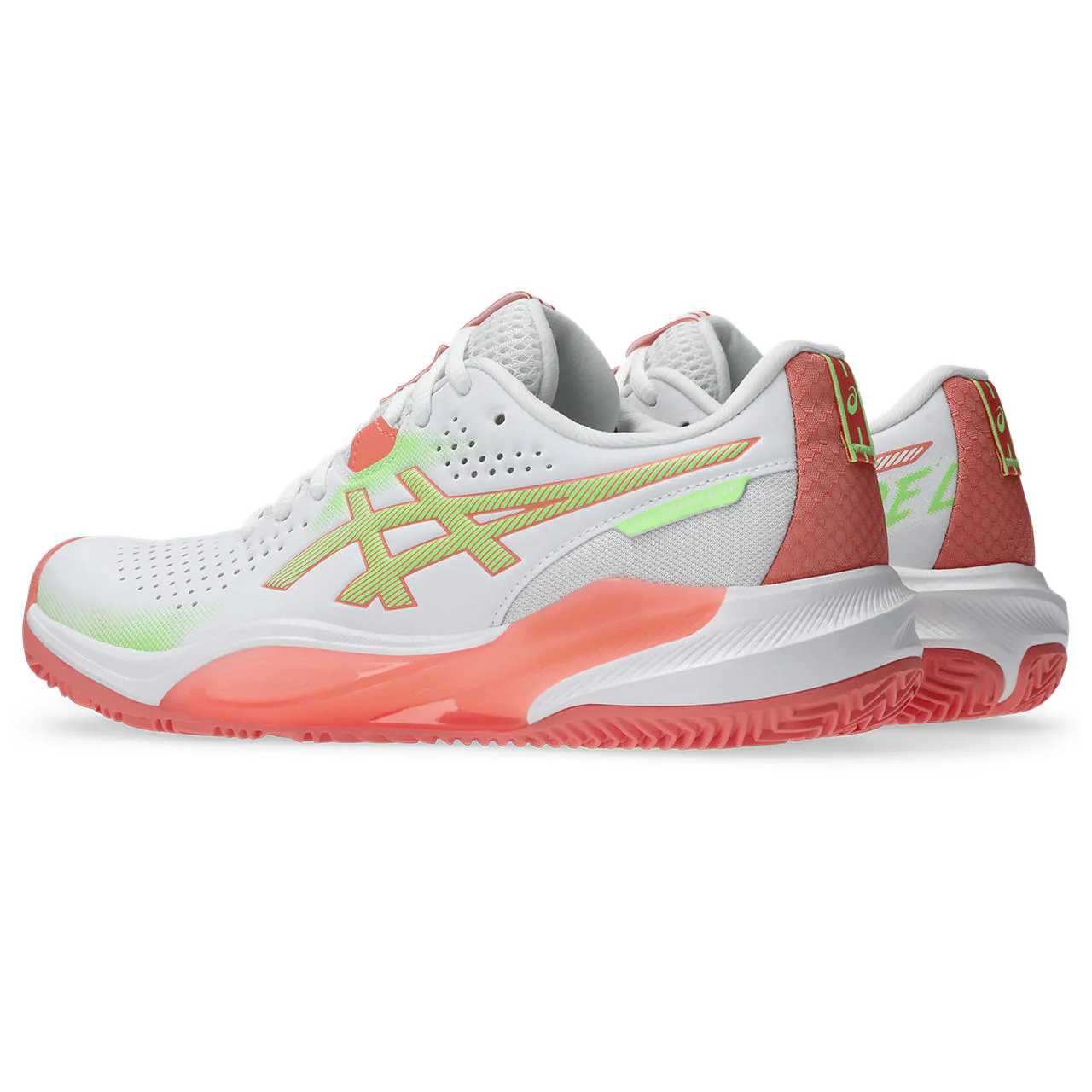 Asics Padelschoen Gel Challenger 15 Dames Wit Oranje - Image 5