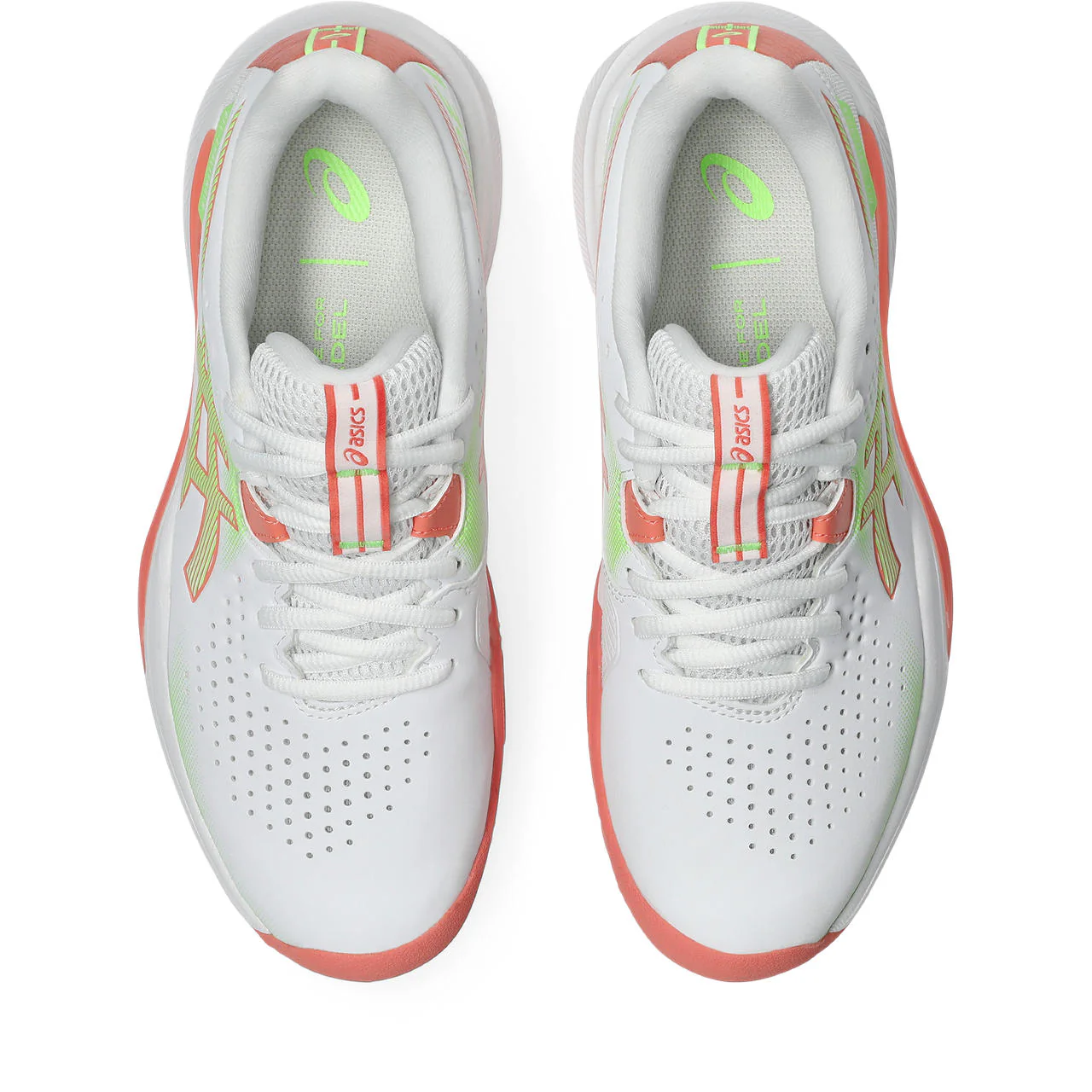 Asics Padelschoen Gel Challenger 15 Dames Wit Oranje - Image 7