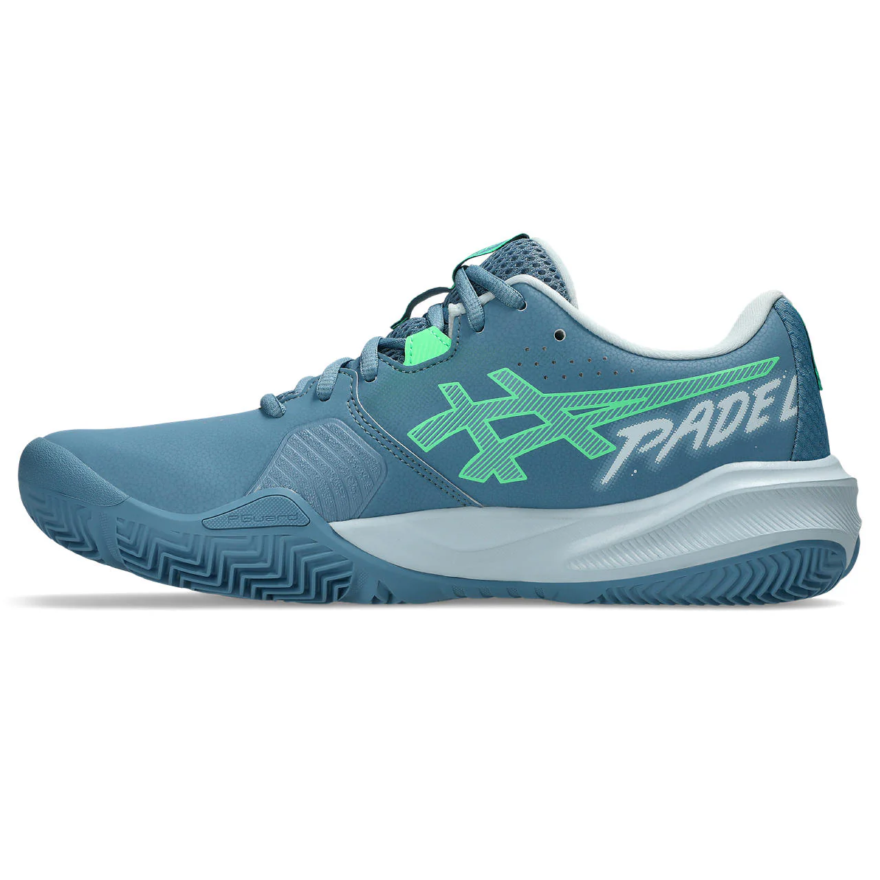 Asics Padelschoen Gel Challenger 15 Heren Blauw Groen - Image 3