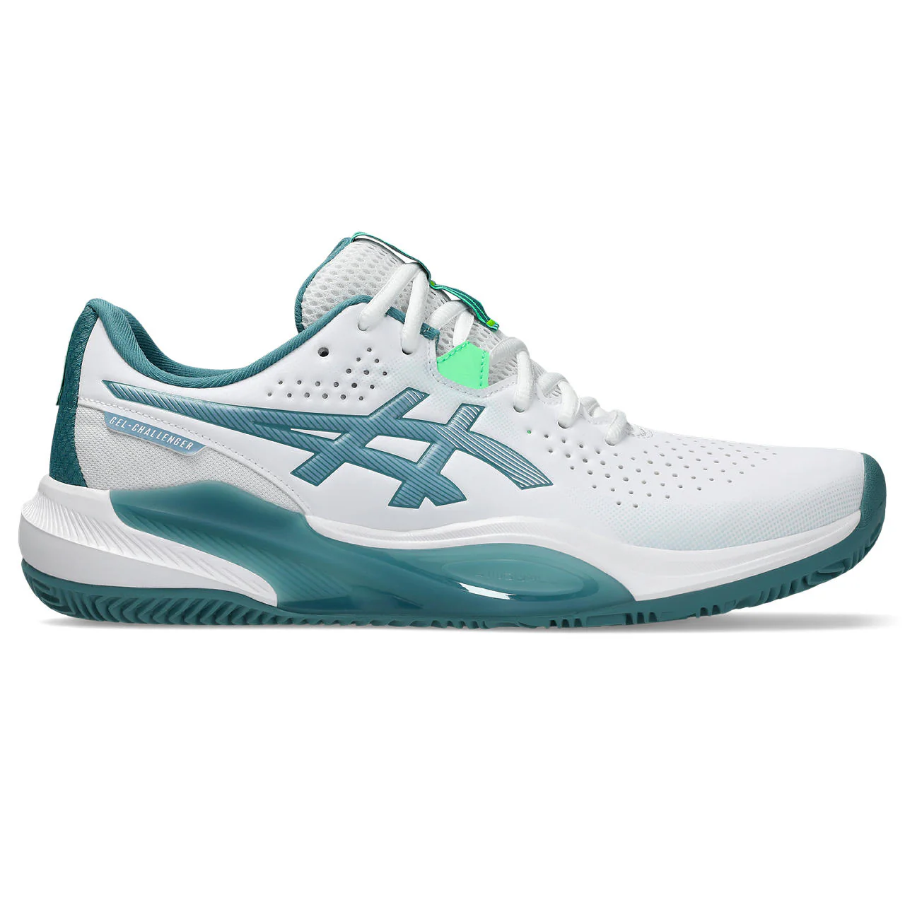 Asics Padelschoen Gel Challenger 15 Heren Wit Blauw