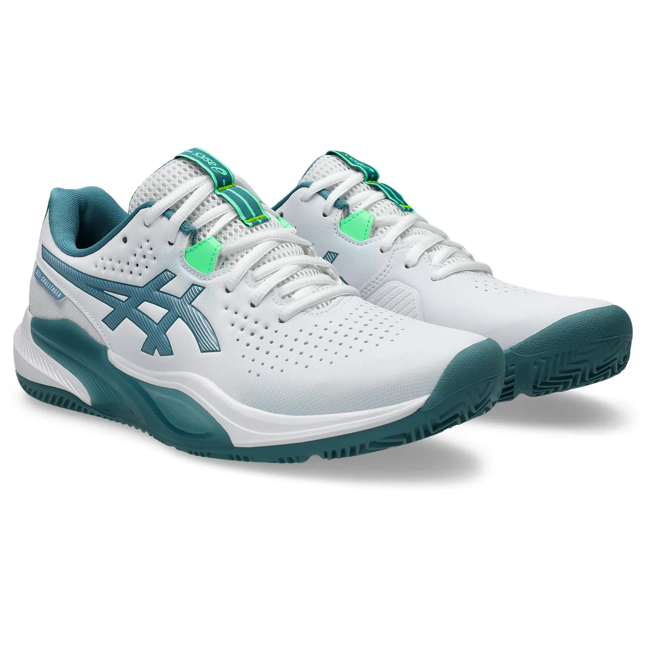 Asics Padelschoen Gel Challenger 15 Heren Wit Blauw - Image 4