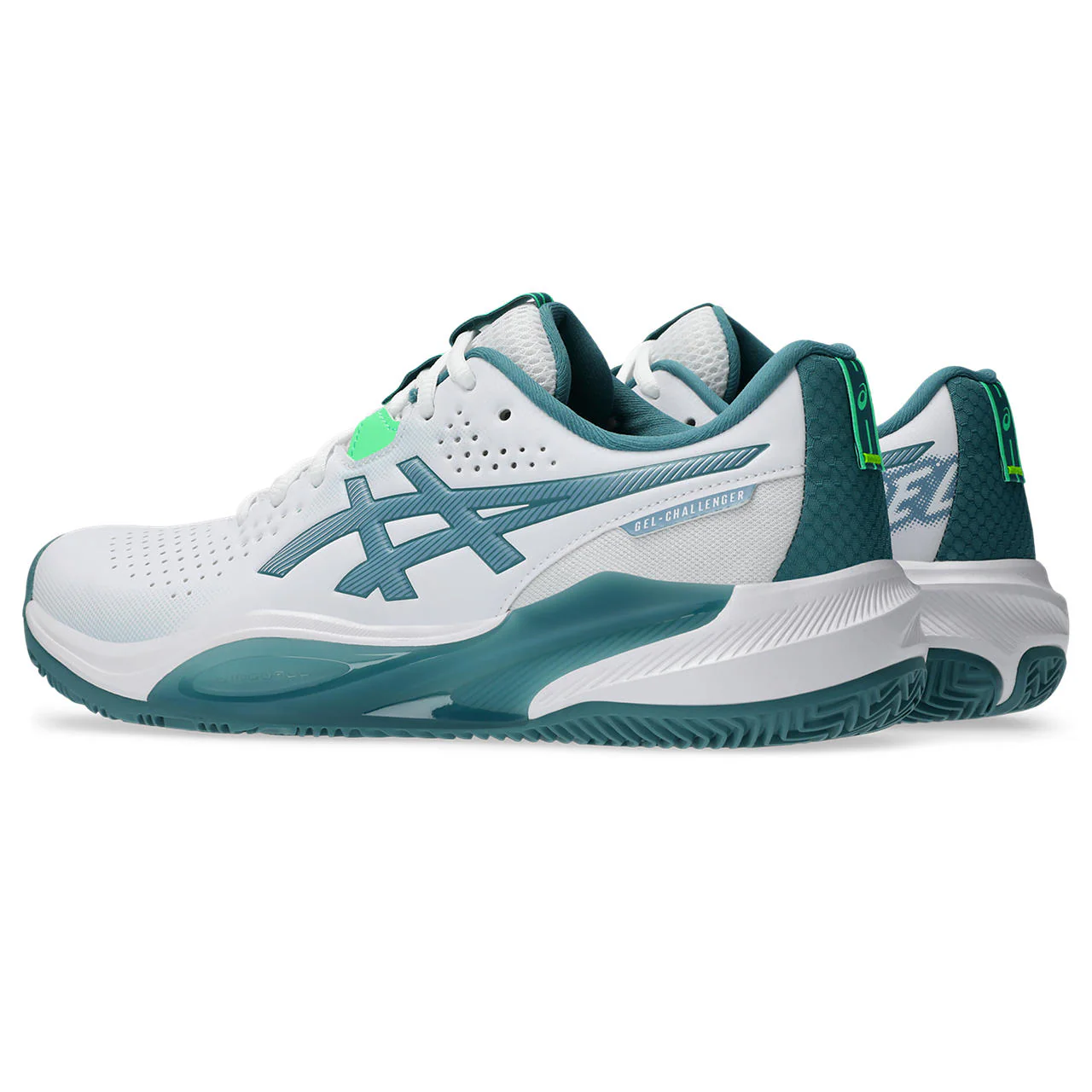 Asics Padelschoen Gel Challenger 15 Heren Wit Blauw - Image 6
