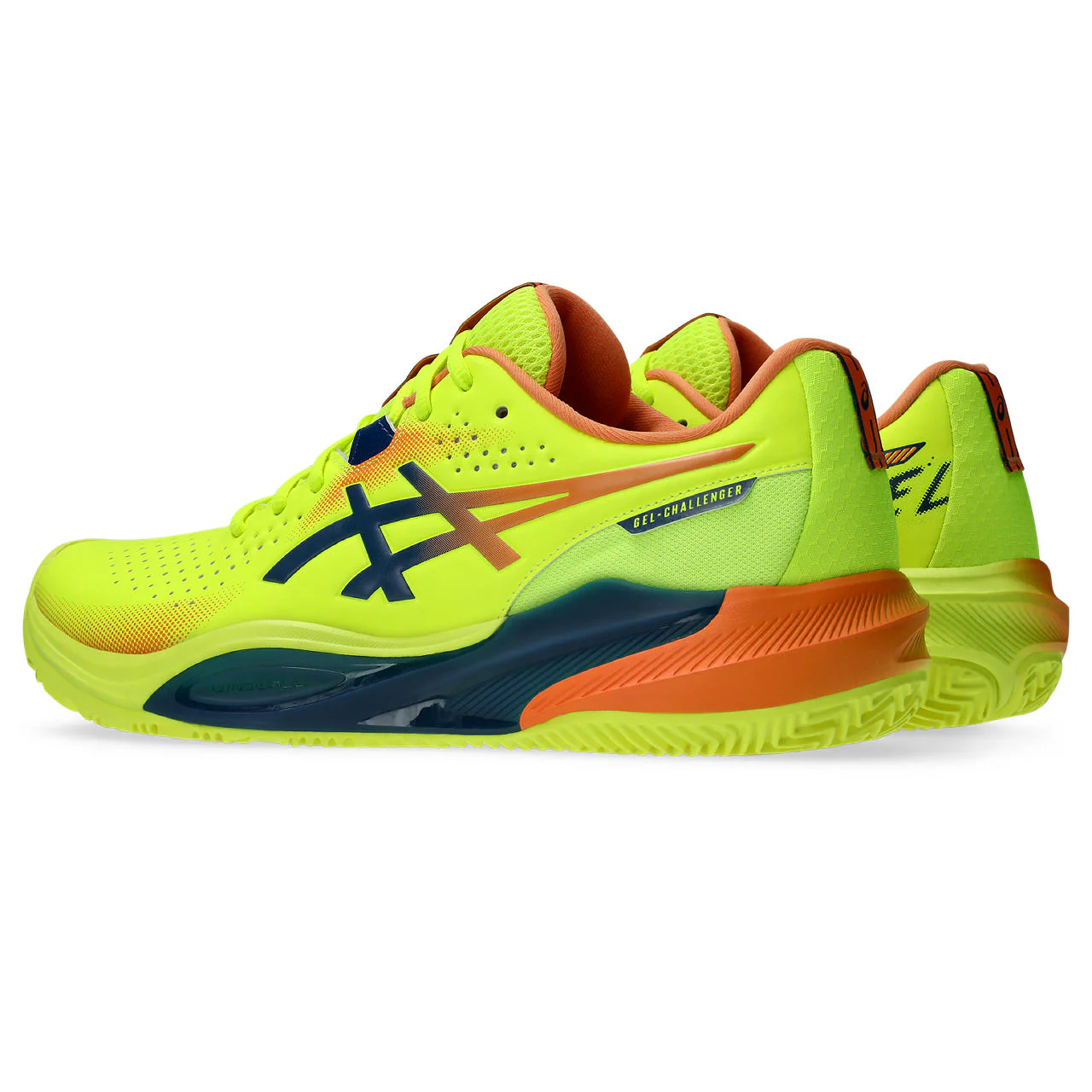 Asics Padelschoen Gel Challenger 15 L.E. Heren Geel Oranje - Image 6
