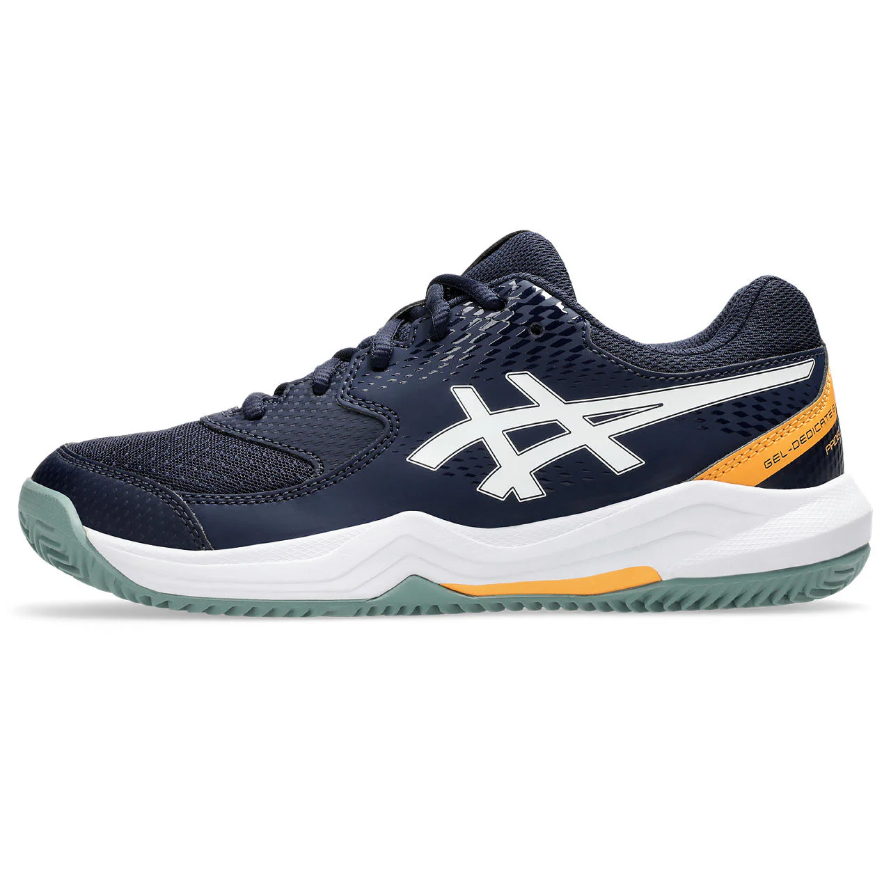 Asics Padelschoen Gel Dedicate 8 GS Junior Blauw Wit - Image 3