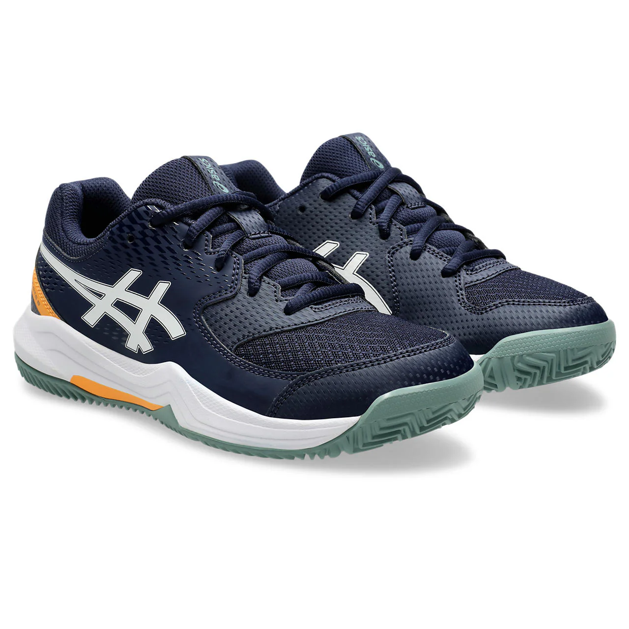 Asics Padelschoen Gel Dedicate 8 GS Junior Blauw Wit - Image 4