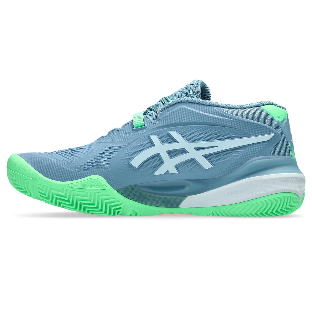Asics Padelschoen Gel Resolution X Padel Heren Blauw Grijs - Image 3