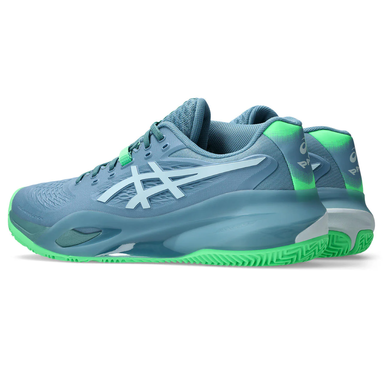 Asics Padelschoen Gel Resolution X Padel Heren Blauw Grijs - Image 6