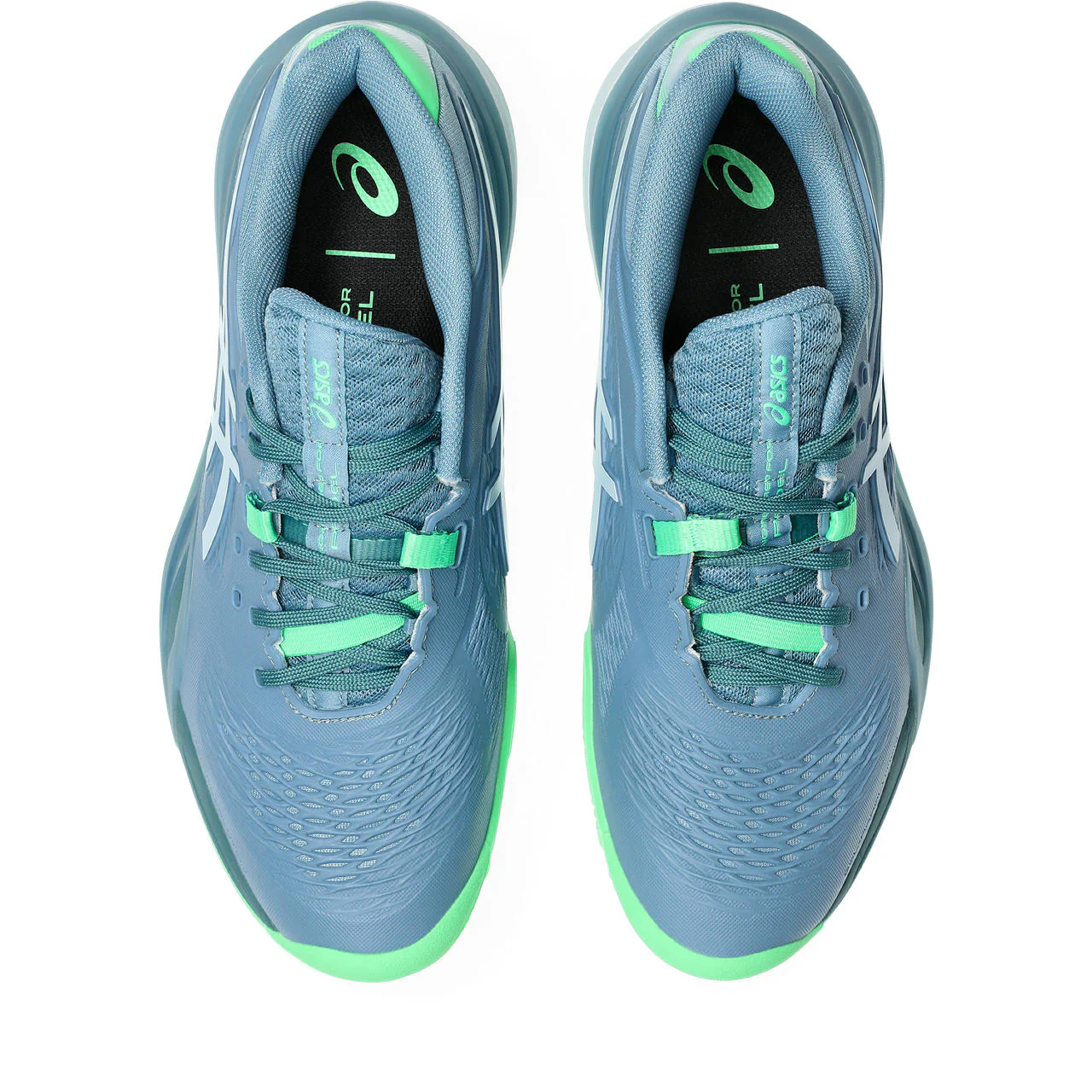 Asics Padelschoen Gel Resolution X Padel Heren Blauw Grijs - Image 7