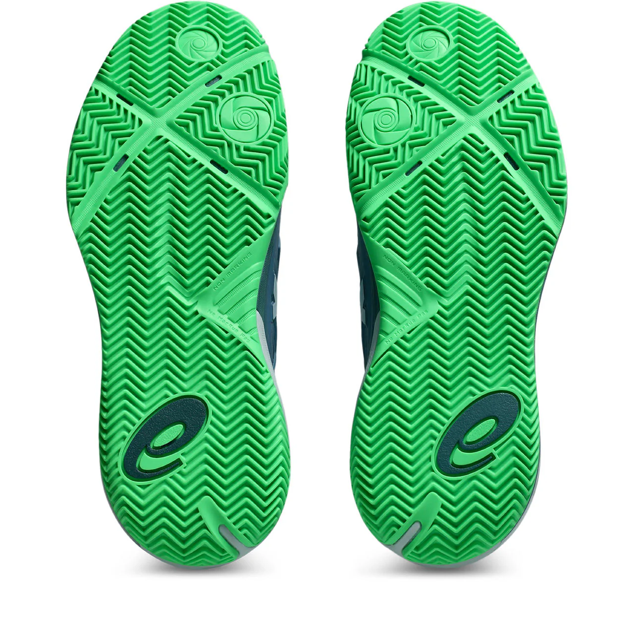 Asics Padelschoen Gel Resolution X Padel Heren Blauw Grijs - Image 8