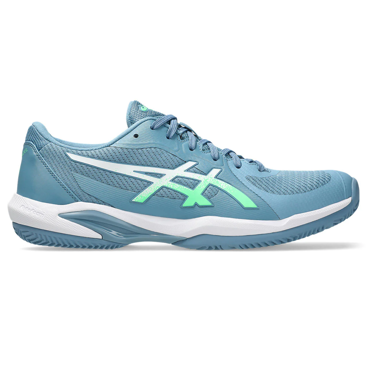 Asics Padelschoen Solution Swift FF 2 Padel Heren Blauw Groen
