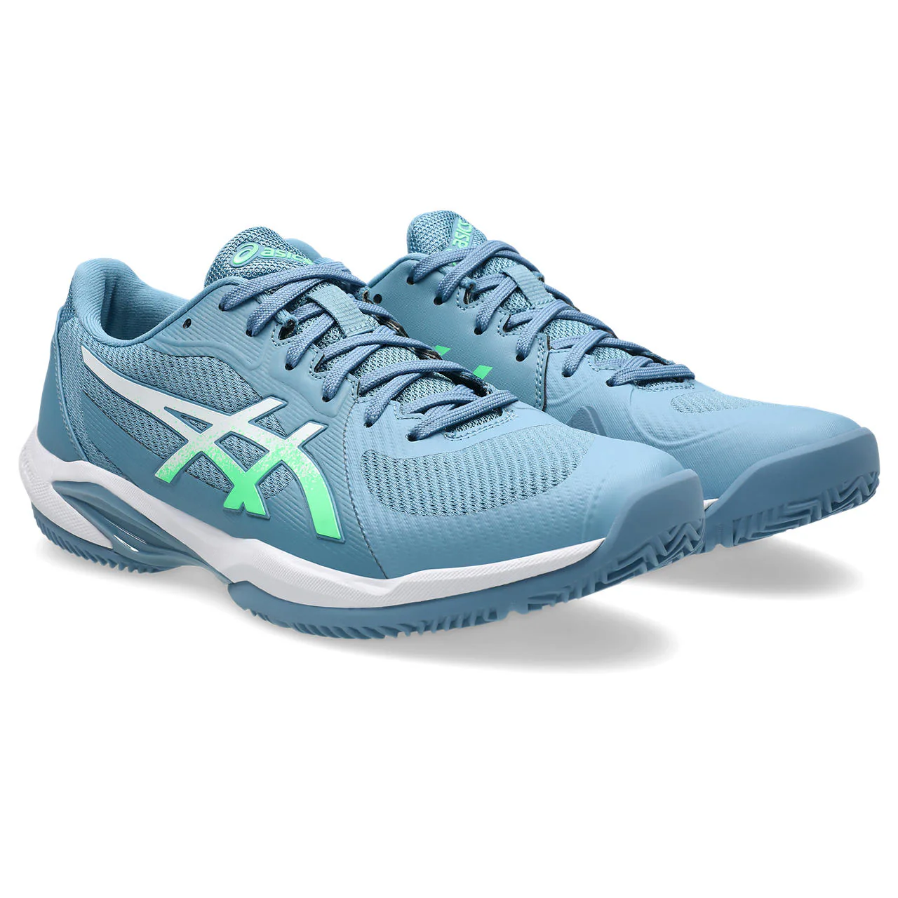 Asics Padelschoen Solution Swift FF 2 Padel Heren Blauw Groen - Image 4