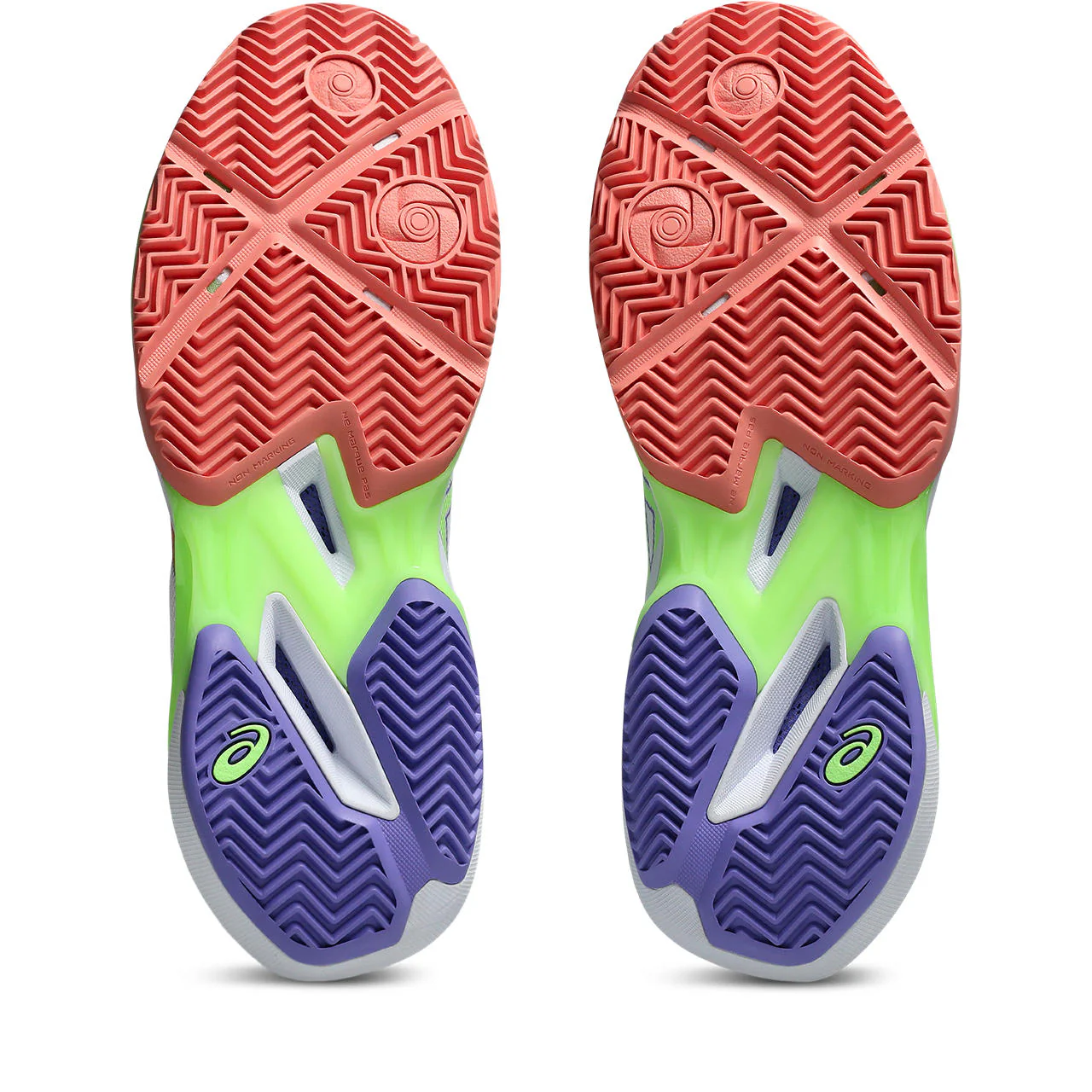 Asics Padelschoen Sonicsmash FF Dames Wit Paars Oranje - Image 8