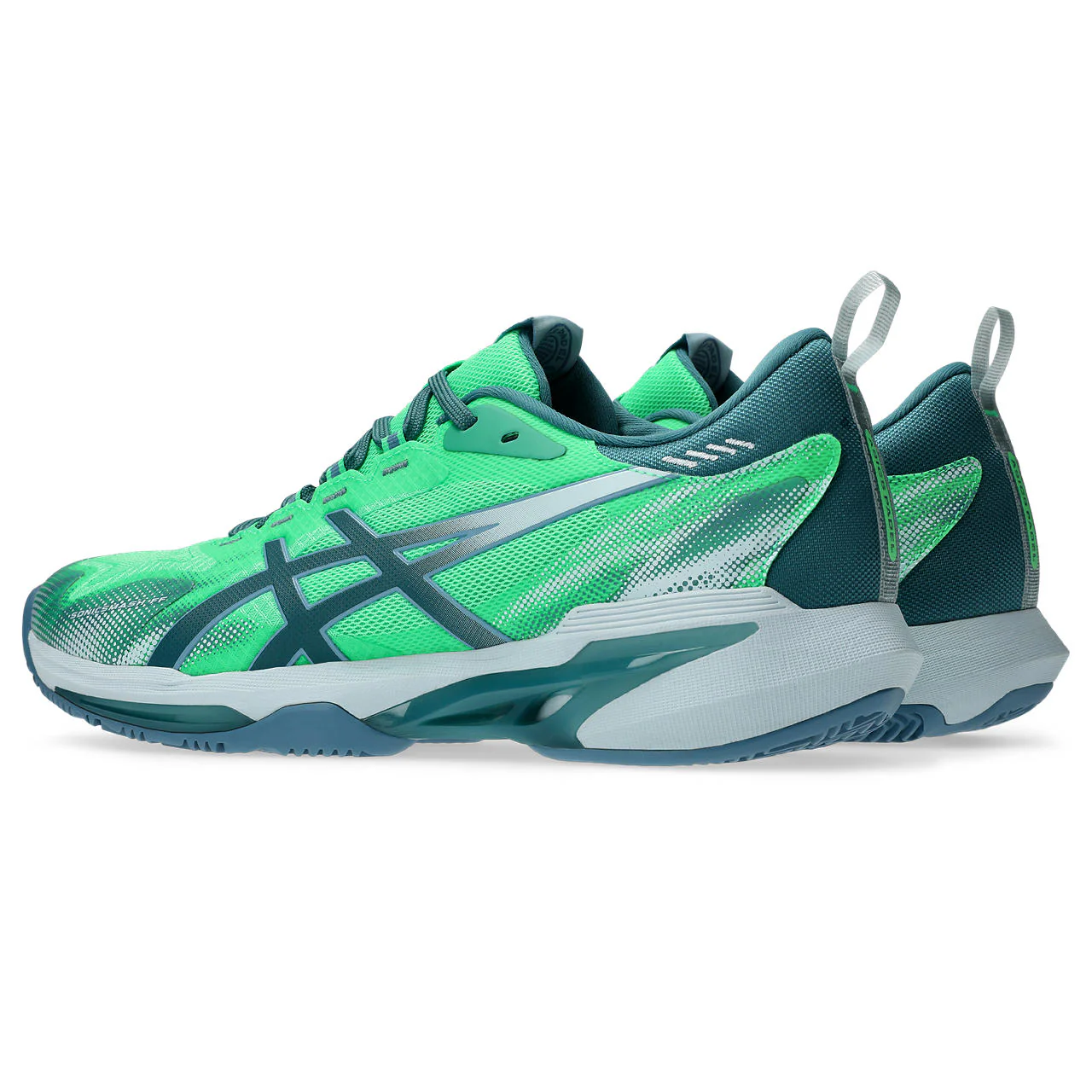 Asics Padelschoen Sonicsmash FF Heren Groen Blauw - Image 4